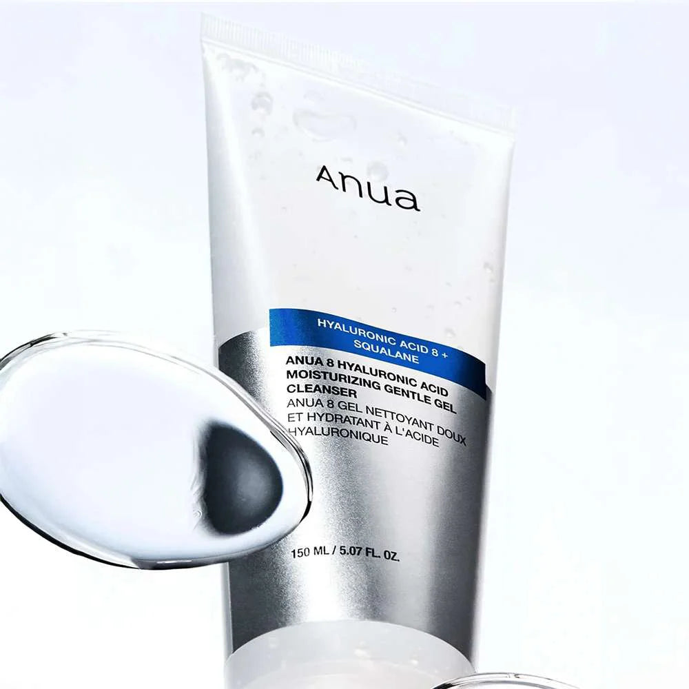 Anua 8 Hyaluronic Acid Moisturizing Gentle Foaming Cleanser hydrating gentle squalane Korean skin care K Beauty World