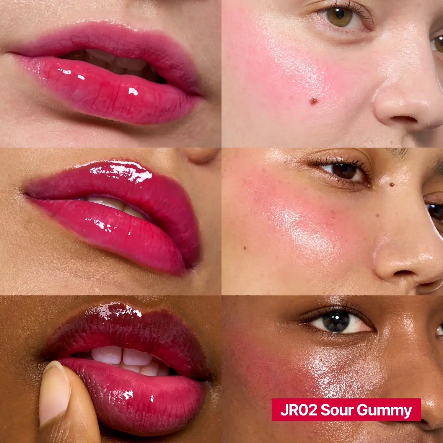 Fwee-Lip-Cheek-Glowy-Jelly-Pot-JR02-Sour-Gummy glowy finish red pink lip tint Korean cosmetics makeup K Beauty
World