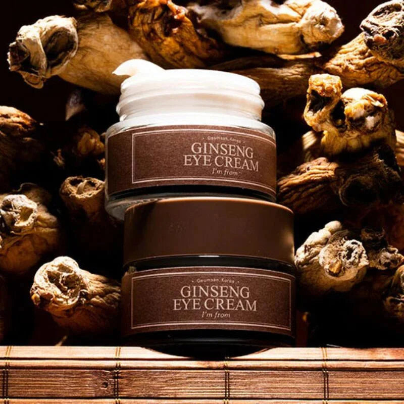 I'm From Ginseng Eye Cream luxurious high quality Korean skin care for anti-aging brightening refining rough texture dullness dryness K Beauty World