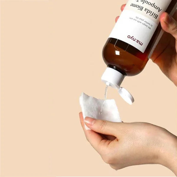Ma:nyo Bifida Biome Ampoule Toner best Korean skin care for men women probiotics hyaluronic acids PHA K Beauty World