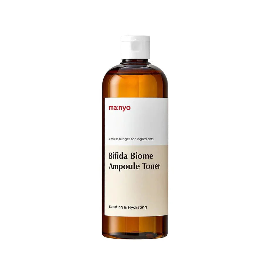 Manyo Bifida Biome Ampoule Toner PHA peeling for brighter softer skin hydrating dry dull aging skin fine lines anti-aging K Beauty World
