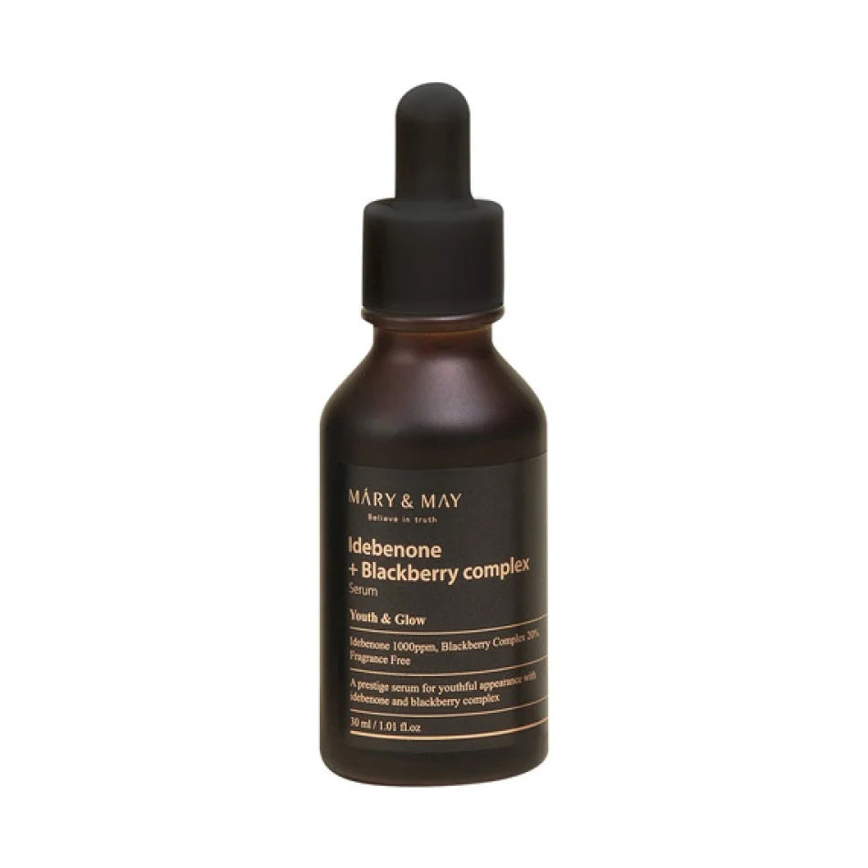 Mary & May Idebenone and Blackberry Complex Serum best anti-aging Korean skin care vegan K Beauty World