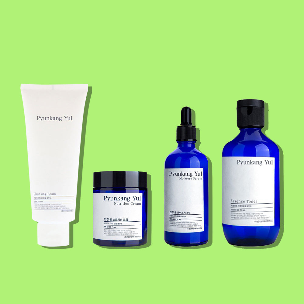 Pyunkang Yul Moisture & Nutrition Skin Care Set best nourishing softening skin dryness flaky dehydrated skin fine lines wrinkles K Beauty World