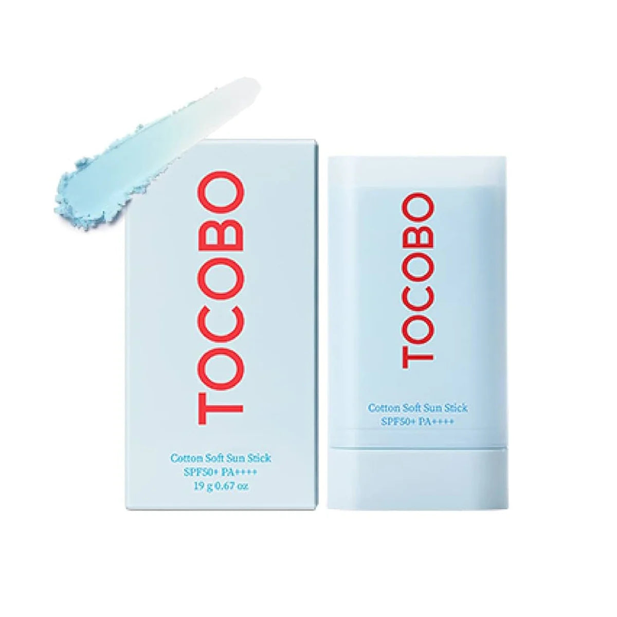 Tocobo Cotton Soft Sun Stick SPF50+ PA++++ vegan gentle cruelty-free Korean skincare sunscreen to carry K Beauty World