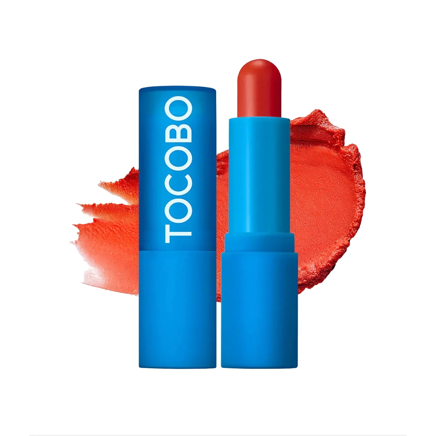 Tocobo Powder Cream Lip Balm 033 Carrot Cake Korean makeup cosmetics lip stick K Beauty World