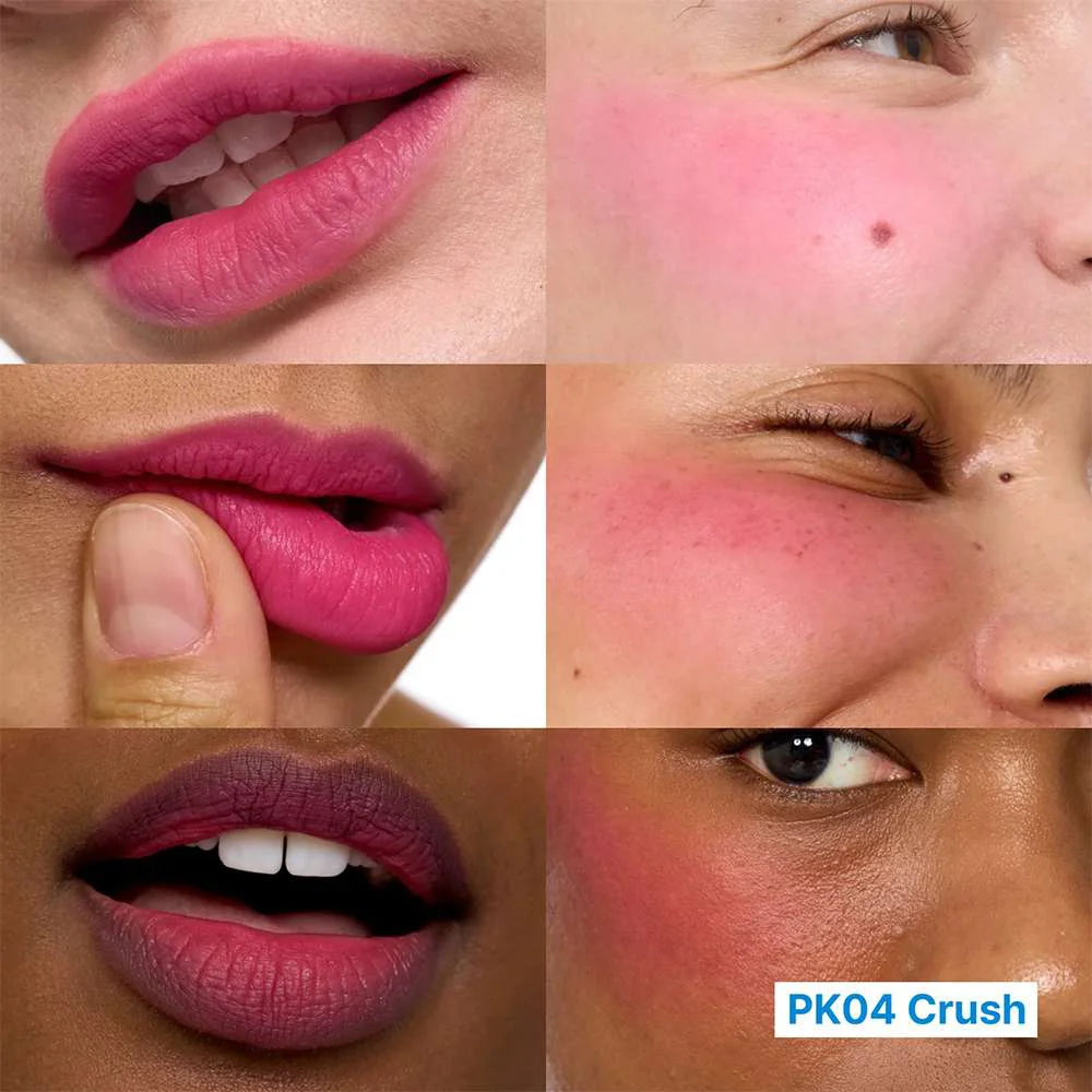 Fwee Lip & Cheek Blurry Pudding Pot PK04 Crush makeup kpop idol look K Beauty World