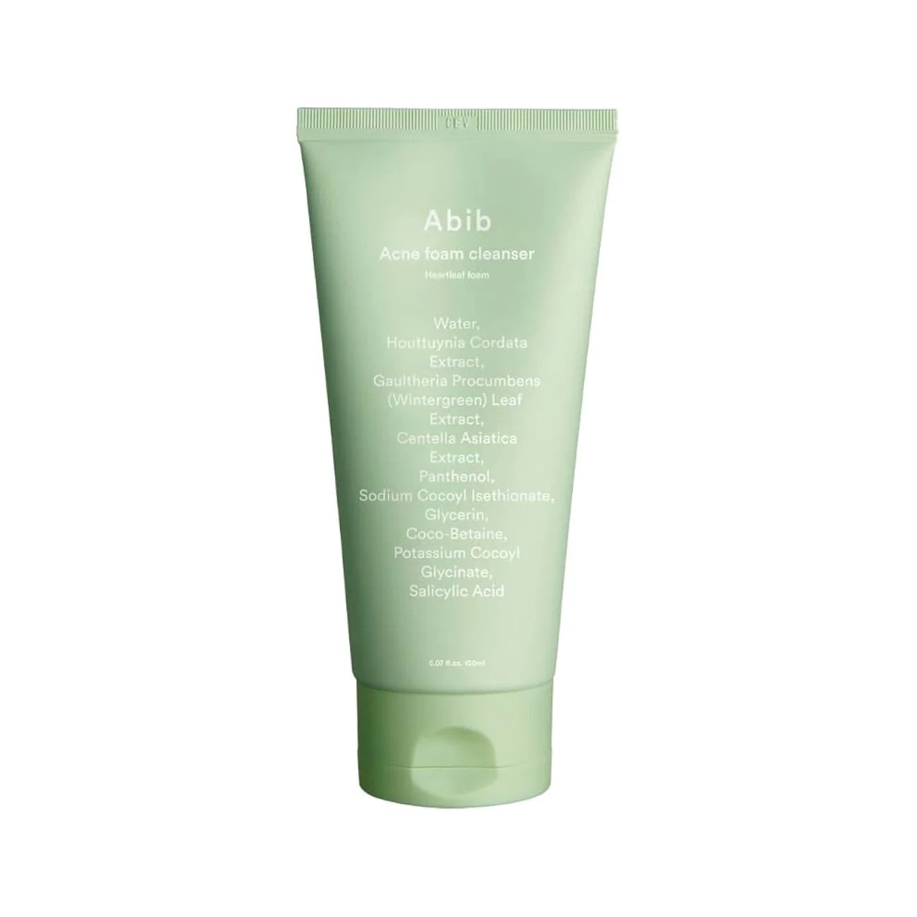 Abib Acne Foam Cleanser Heartleaf Foam best gentle hypoallergenic Korean facial cleanser for sensitive skin pimple oily combination skn hydrating soothing natural skincare  redness K Beauty World