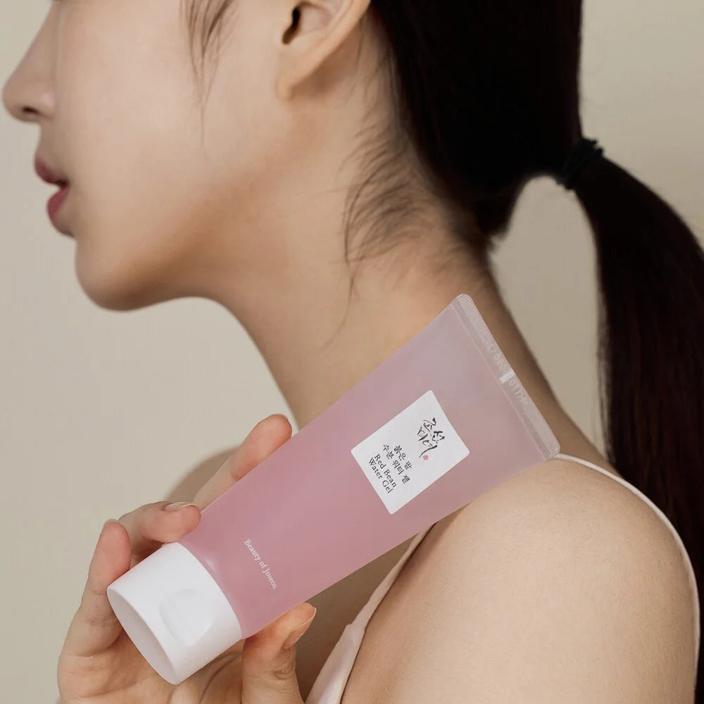 Beauty of Joseon Red Bean Water Gel refreshing lightweight emulsion lotion gel moisturizer oil-free non-comedogenic K Beauty World 