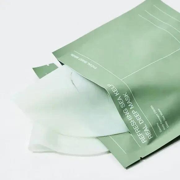 Biodance Refreshing Sea Kelp Real Deep Mask Korean hydrating calming face mask sheet best selling viral products for oily combination dehydrated skin K Beauty World