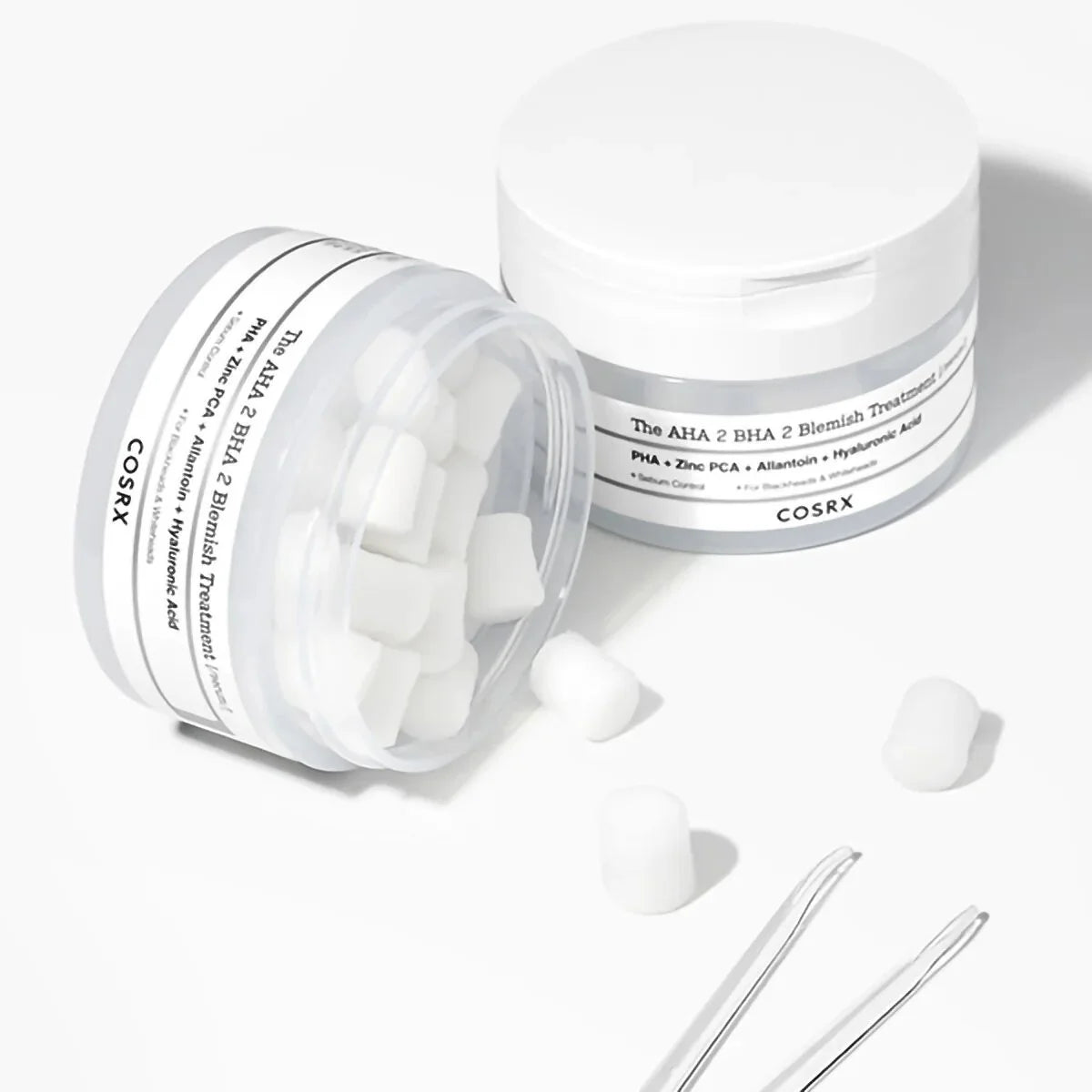 Cosrx The AHA 2 BHA 2 Blemish Treatment Serum for blackheads whiteheads blemishes acne breakouts pimples dark spots hyperpigmentation fine lines wrinkles anti-aging K Beauty World