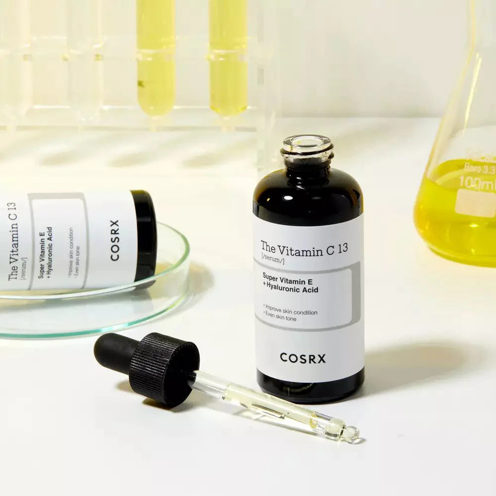Cosrx The Vitamin C 13 Serum Ascorbic acid hyaluronic acid  vitamin E potent anti-aging serum vegan Korean skin care K Beauty World