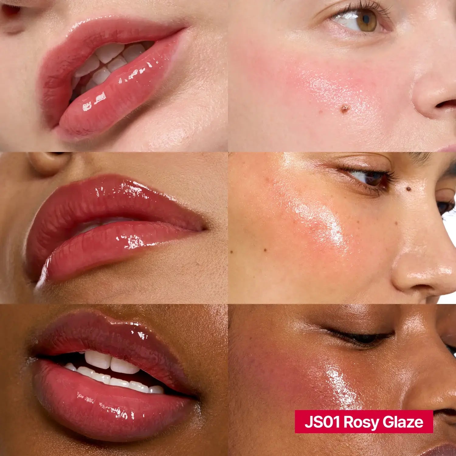 Fwee Lip & Cheek Glowy Jelly Pot JS01 Rosy Glaze beautiful glowy lip tint blusher K Beauty World