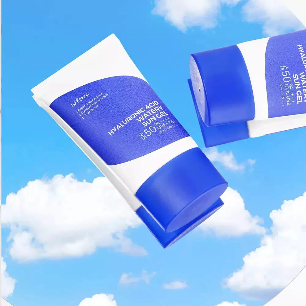 Isntree Hyaluronic Acid Watery Sun Gel SPF 50+ PA++++ (2er-Pack)