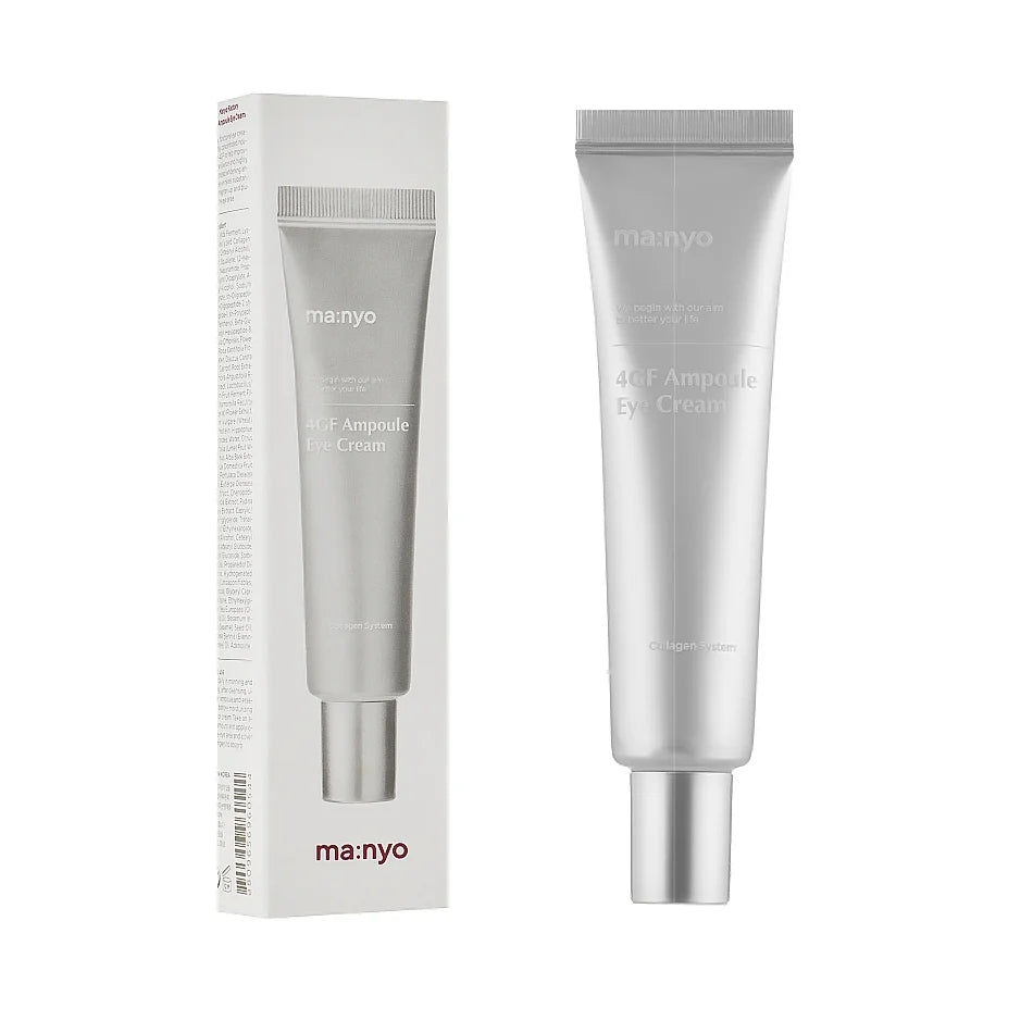 Ma:nyo 4GF Ampoule Eye Cream gentle effective Korean anti-aging skincare moisturizer under eyes dark circles fine lines wrinkles dark spots K Beauty World