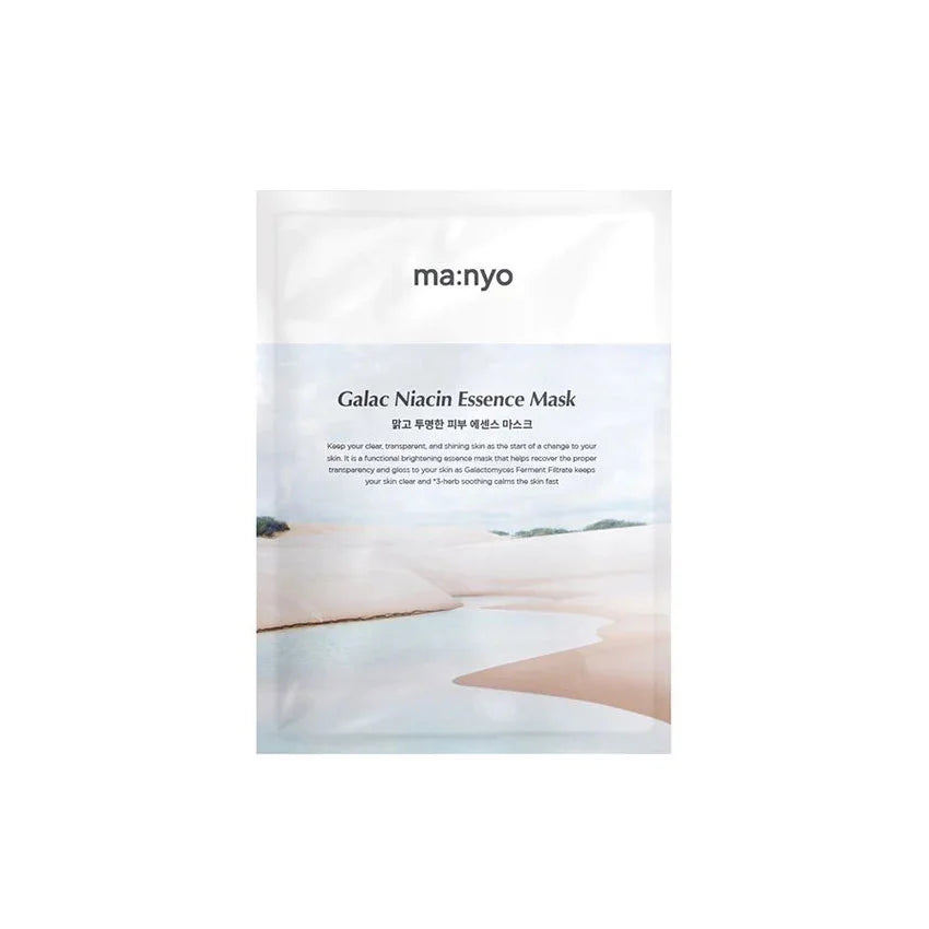 Ma:nyo Galac Niacin Essence Mask brightening hydrating Korean sheet mask K Beauty World