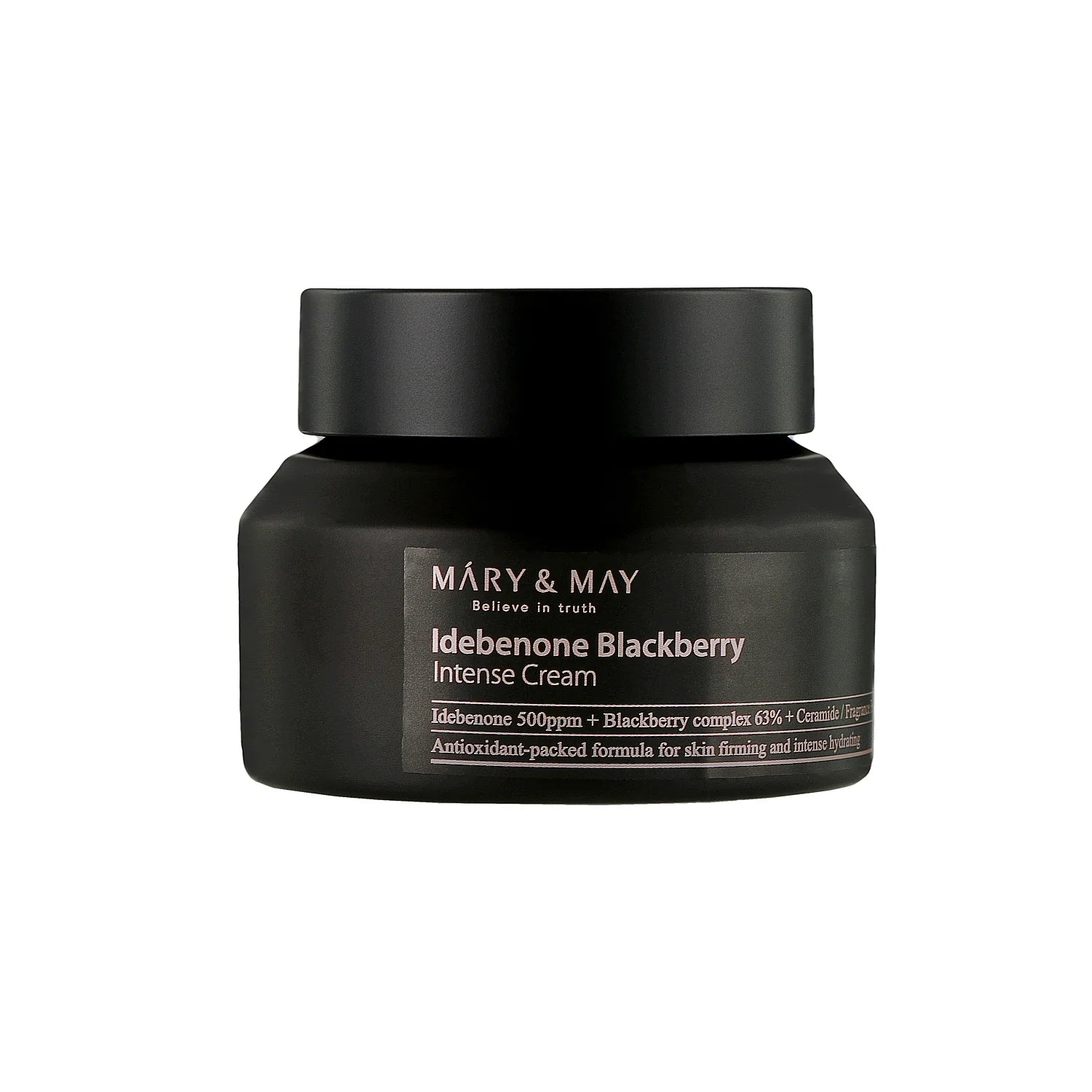 Mary & May Idebenone Blackberry Intense Cream anti-aging Korean moisturizer fine lines wrinkles K Beauty World 