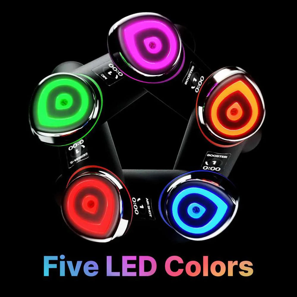 Medicube Beauty Device Age-R Booster Pro Black LED color therapy red orange pink green blue Korean skincare devices high tech K Beauty World 