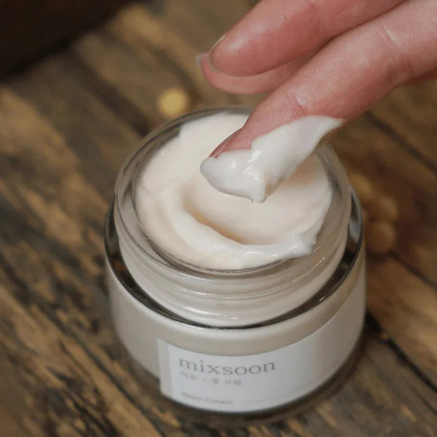Mixsoon Bean Cream Korean skincare vegan cruelty-free oil and moisture balancing moisturizer for oily skin excess sebum control fatigue skin dull skin solution  K Beauty World