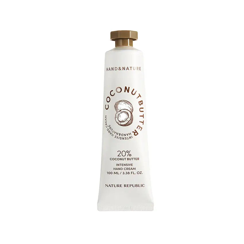 Nature Republic Hand & Nature Coconut Butter Intensive Hand Cream Korean skin care natural cosmetics K Beauty World