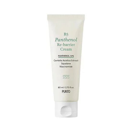 Purito Seoul B5 Panthenol Re-Barrier Cream best face moisturizer from south Korea soothing hydrating repairing K Beauty World 