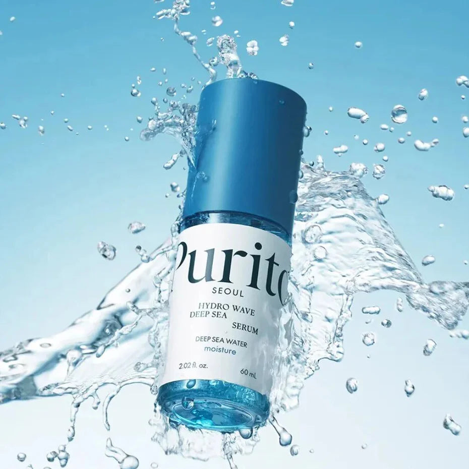 Purito Seoul Hydro Wave Deep Sea Serum intensive hydrating without clogging pores K Beauty World 