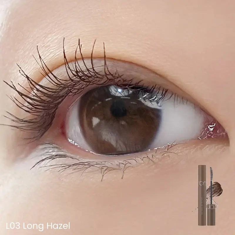 Romand Han All Fix Mascara L03 Long Hazel Smudge-Resistant Mascara for Extended Lash Length Korean eye makeup K Beauty World