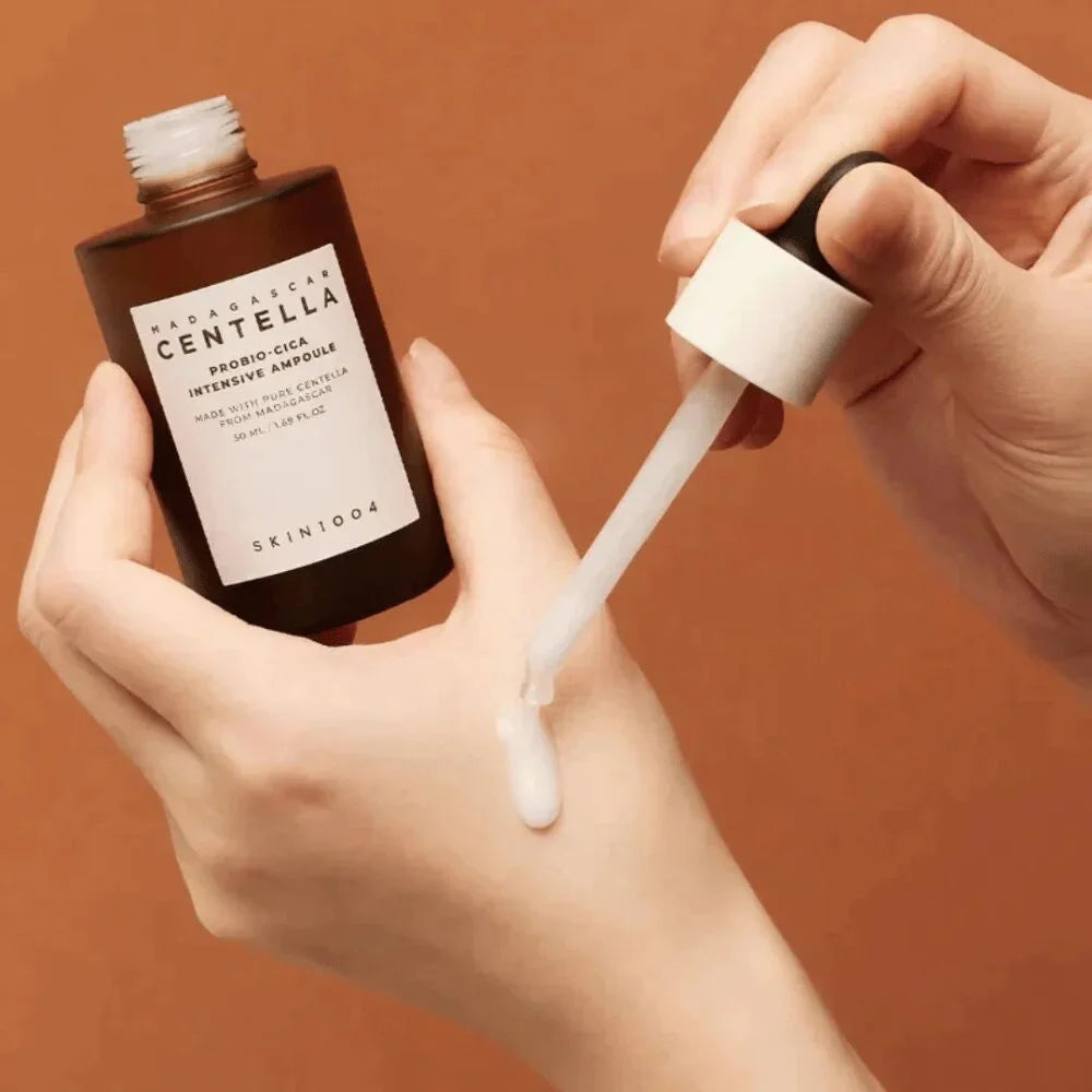 Skin1004 Madagascar Centella Probio-cica Intensive Ampoule best Korean anti-aging serum with fermented ingredients  fine lines sensitive mature skin K Beauty World