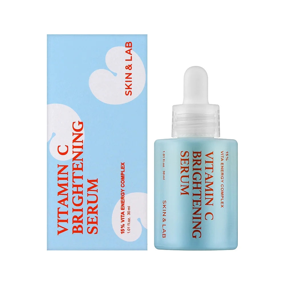 Skin&Lab Vitamin C Brightening Serum best Korean skincare lightening dark skin discoloration dull fatigue skin care  vegan K Beauty World