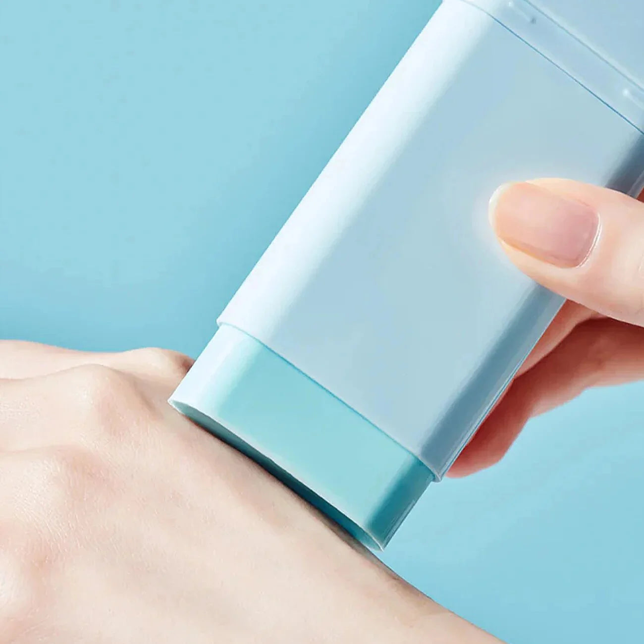 Tocobo Cotton Soft Sun Stick SPF50+ PA++++ best sunscreen to bring outside activities on to go gym in handbag on makeup wearing Korean skincare K Beauty World  