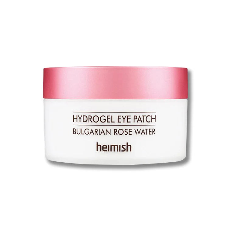 Heimish Bulgarian Rose Water Hydrogel Eye Patch for dark circles puff eyes wrinkles dry sensitive skin Korean cosmetics  K Beauty World